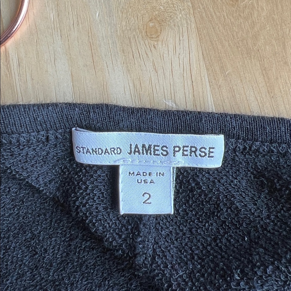 James Perse Mini Shift Sweatshirt Dress - Picture 6 of 7